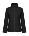 Dames Softshell Jas Octagon II Regatta TRA689 zwart-Black